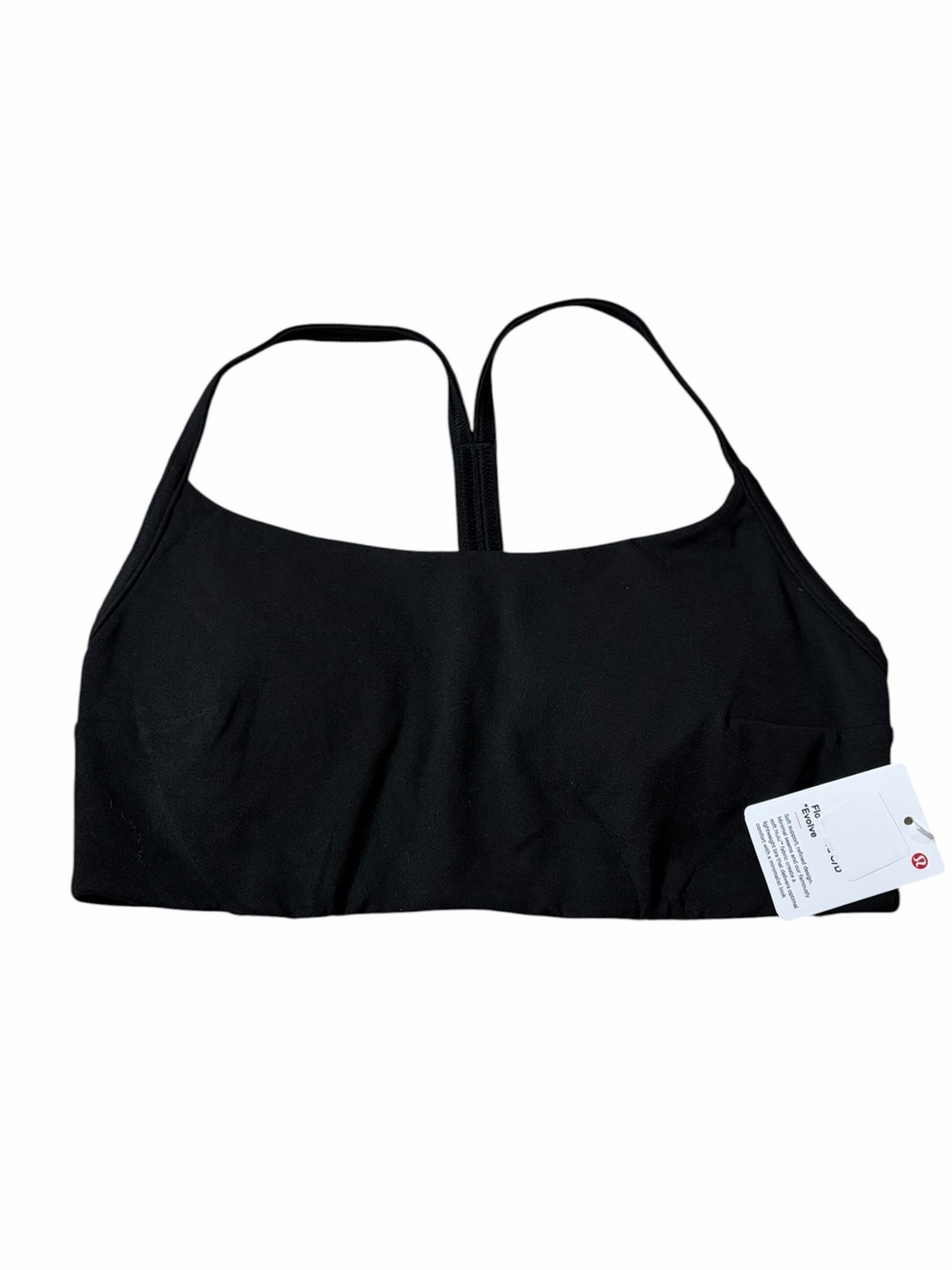 NWT Lululemon Flow Y Bra *Evolve *C/D Cup (Black) Size XS